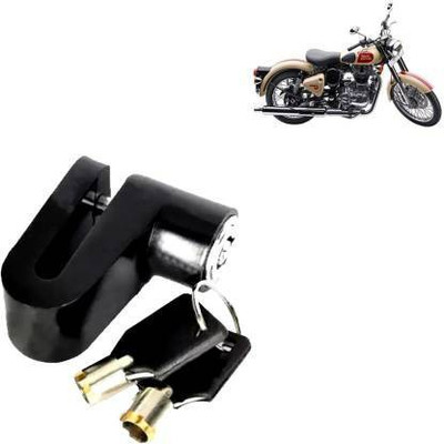 SRPHERE Disc Brake Lock Set Of 1 For Bullet 500_DL44 Disc Lock(Black)