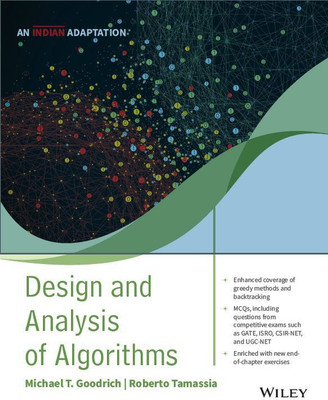 Design and Analysis of Algorithms(Paperback, Michael T. Goodrich, Roberto Tamassia)