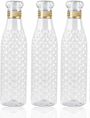Garvil 1000 ml Plastic Bottle(Pack of 3, Multicolor)
