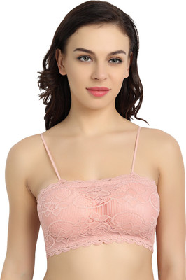 Beauty Vision Women Bandeau/Tube Lightly Padded Bra(Pink)