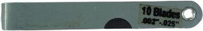 ASAONE 10 Blades Feeler Gauge Dual Marked Metric /Imperial Range 0.05-0.63 mm Measurement Tape(9 cm)