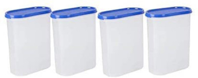 TUQQERWEREE Polypropylene Grocery Container  - 1700 ml(Pack of 4, Blue)
