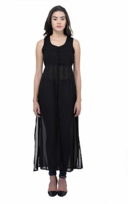 Annectant Women Maxi Black Dress