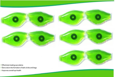 MYEONG Aloevera Relaxing Cooling Pain Relief Soothing to Reduce Dark spot Eye Mask Gel pack of 5(50 ml)