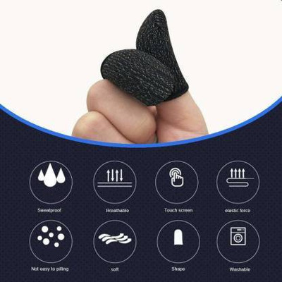 Bal samrat Mobile Finger Sleeve 1 Pair Trigger Game Controller for PUBG, COD Gaming (S-68) Finger Sleeve(Pack of 2)