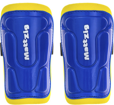 MATTZIG Indian Club (One Pair) Football Shin Guard(Blue)