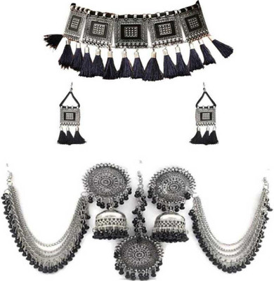 Ratmanee Alloy Jewel Set(Black)