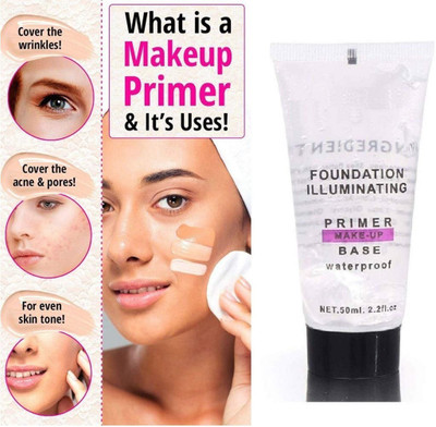 tanvi27 Best Foundation Illuminating Primer Make Up Base Waterproof  Primer  - 50 ml(TRANSPARENT)
