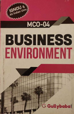 IGNOU MCO-4 (Business Environment) English Medium(Paperback, GPH Panel Of Experts)