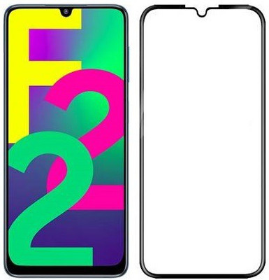 TESPARK Edge To Edge Tempered Glass for Samsung Galaxy F22(Pack of 1)