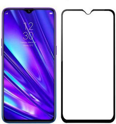 kentop Edge To Edge Tempered Glass for Realme C21 + RMX3201(Pack of 1)