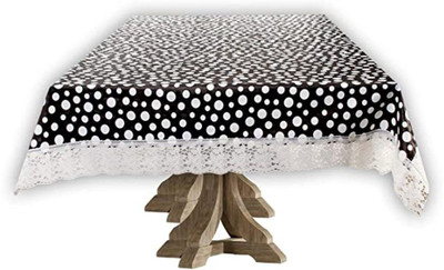 Casanest Polka 12 Seater Table Cover(Multicolor, PVC)