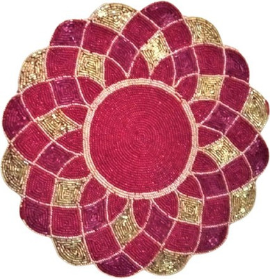 Aaditya Exports Pink 91.44 cm Reversible Table Runner(Cotton)