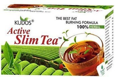 Kudos Active Slim Tea 2gm X 30 tea bags ( 2PACK ) Powerful formula of 13 vital ayurvedic herbs Unflavoured Herbal Infusion Bags Box (60 g) Unflavoured Green Tea Bags Box Green Tea Bags Box(2 x 12.5 Bags)