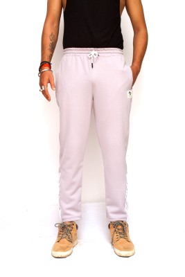 Keif Alley Striped Men White, Pink Track Pants