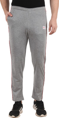 Miss Romina Solid Men Silver Track Pants