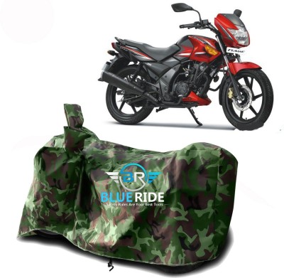 BLORIDE Two Wheeler Cover for TVS(Flame 125, Green)