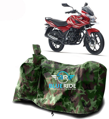 BLOERIDE Two Wheeler Cover for Bajaj(Discover 125 DTS-i, Green)