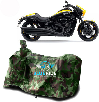 BLORIDE Two Wheeler Cover for Suzuki(Intruder M1800R, Green)