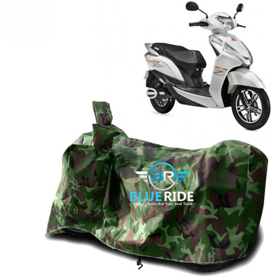 BLORIDE Two Wheeler Cover for Ampere(Magnus, Green)