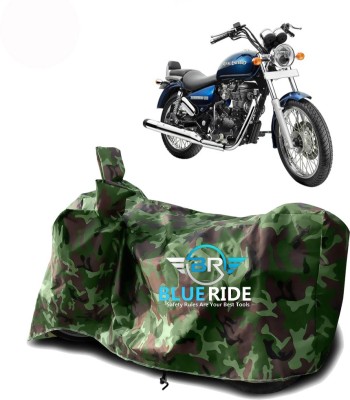 BLUERIDE Two Wheeler Cover for Royal Enfield(Thunderbird 350, Green)