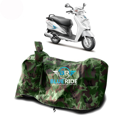 BLOERIDE Two Wheeler Cover for Hero(Moto Corp Duet, Green)