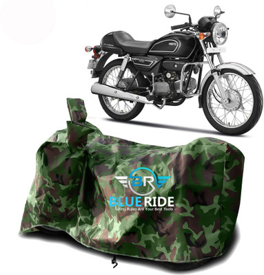 BLOERIDE Two Wheeler Cover for Hero(Splendor Pro Classic, Green)
