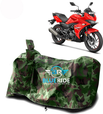 BLORIDE Two Wheeler Cover for Hero(Xtreme 200S, Green)