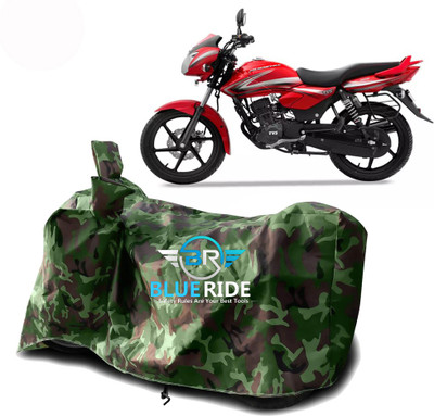 BLOERIDE Two Wheeler Cover for TVS(Pheonix, Green)