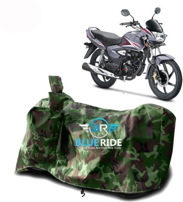 Mdstar Waterproof Two Wheeler Cover for Honda(CB Shine, Green)