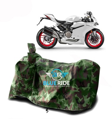 BLUEERIDE Two Wheeler Cover for Ducati(899 Panigale, Green)