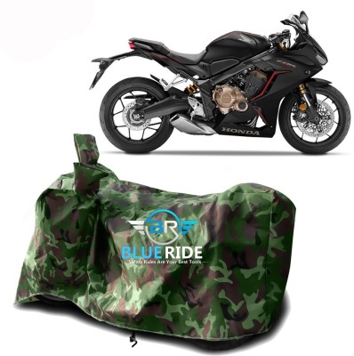 BLOERIDE Two Wheeler Cover for Honda(CBR650R, Green)