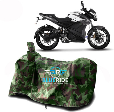 BLOERIDE Two Wheeler Cover for Bajaj(Electric, Green)