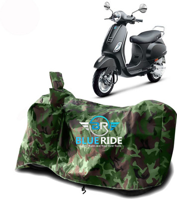 BLOERIDE Two Wheeler Cover for Vespa(Vespa VXL 150, Green)