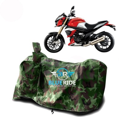 BLUERIDE Two Wheeler Cover for Mahindra(MOJO XT 300, Green)