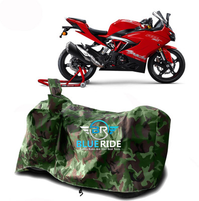 BLOERIDE Two Wheeler Cover for TVS(Apache RR 310, Green)