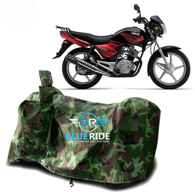 BLOERIDE Two Wheeler Cover for Yamaha(YBR 110, Green)