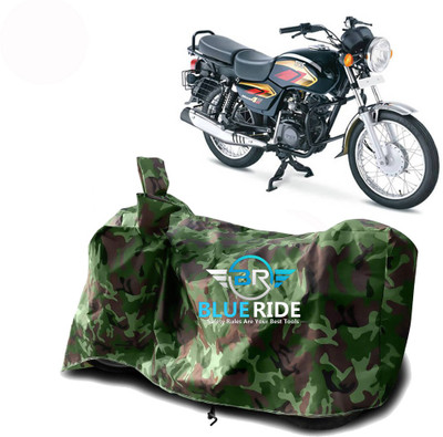 BLOERIDE Two Wheeler Cover for TVS(Max 4R, Green)