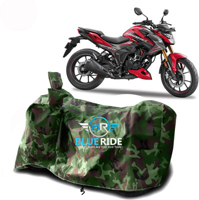 BLOERIDE Two Wheeler Cover for Honda(CB Hornet 160, Green)