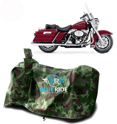 BLUERIDE Two Wheeler Cover for Harley Davidson(Road King, Green)