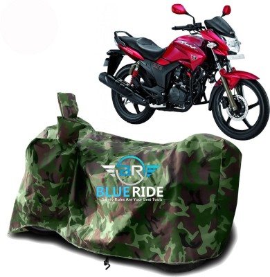 BLUERIDE Two Wheeler Cover for Hero(Hunk, Green)