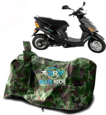 BLORIDE Two Wheeler Cover for Hero Electric(Electric Wave Dx, Green)