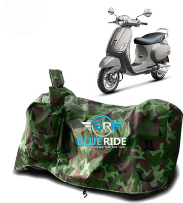 BLOERIDE Two Wheeler Cover for Vespa(Vespa VXL 125, Green)