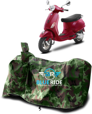 BLOERIDE Two Wheeler Cover for Vespa(ZX 125, Green)