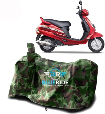 BLUERIDE Two Wheeler Cover for Mahindra(Duro DZ, Green, Brown)