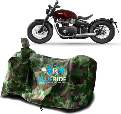 BLORIDE Two Wheeler Cover for Triumph(Bonneville Bobber, Green)