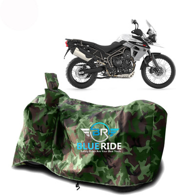 BLOERIDE Two Wheeler Cover for Triumph(Tiger 800, Green)