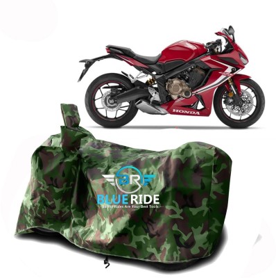 BLUERIDE Two Wheeler Cover for Honda(CBR 650F, Green)