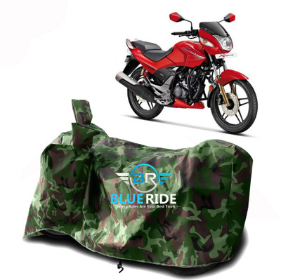 BLOERIDE Two Wheeler Cover for Hero(CBZ TYPE 1, Green)