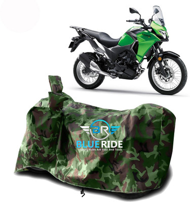 BLORIDE Two Wheeler Cover for Kawasaki(Versys-X 300, Green)